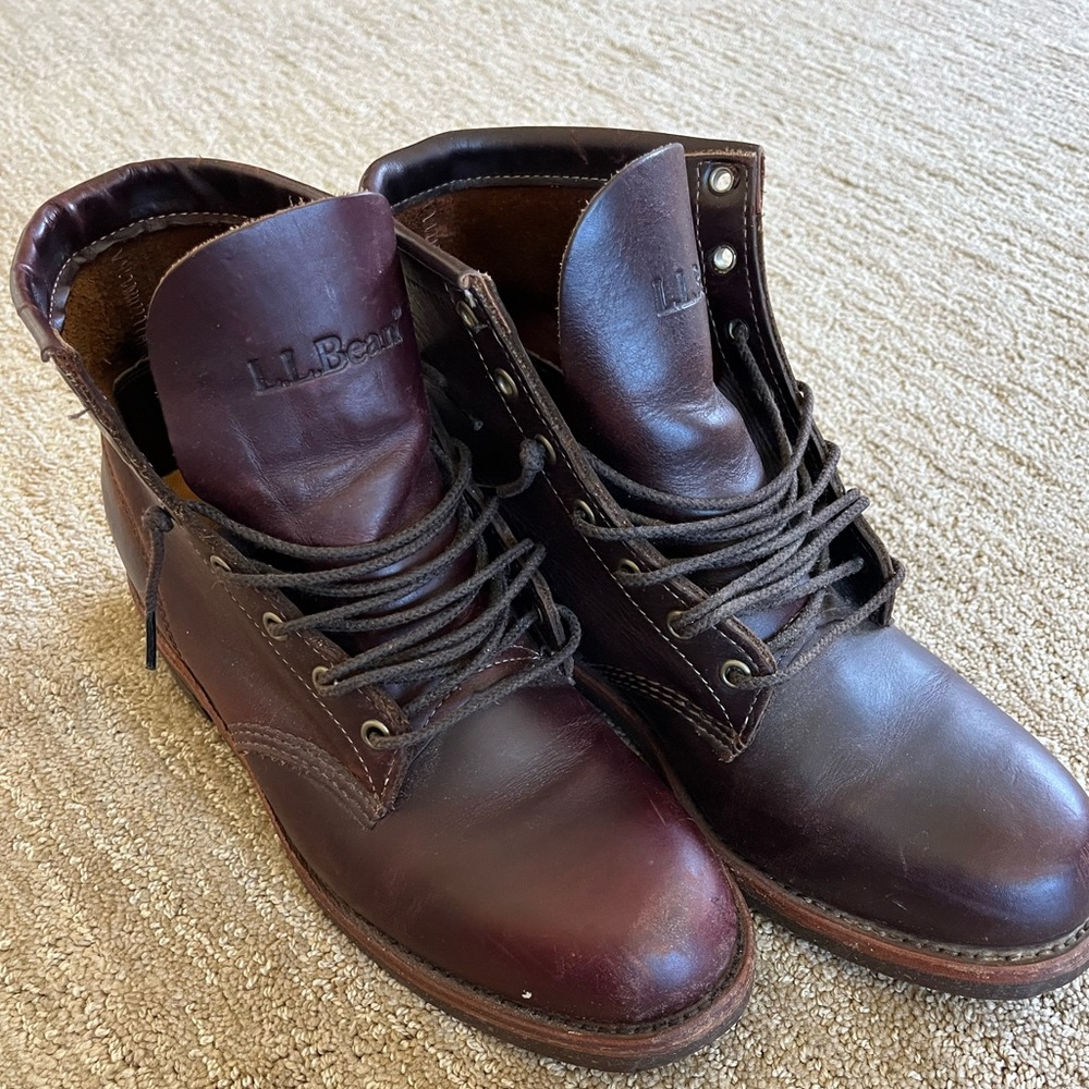 L.L. Bean Men's Chippewah Leather Boots